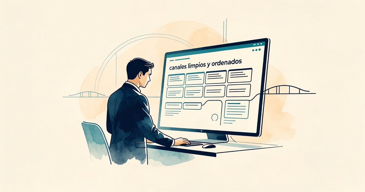 Etiqueta en Slack