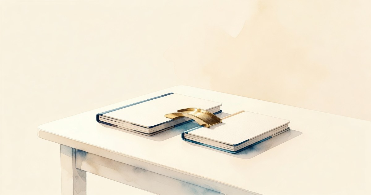 Un puente pequeño entre dos cuadernos distintos